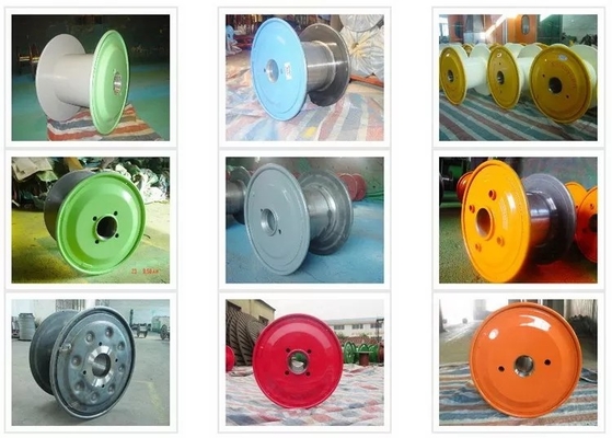 Çift Katmanlı Yüksek Hızlı Çelik Bobin Makara Kablo Metal Tambur