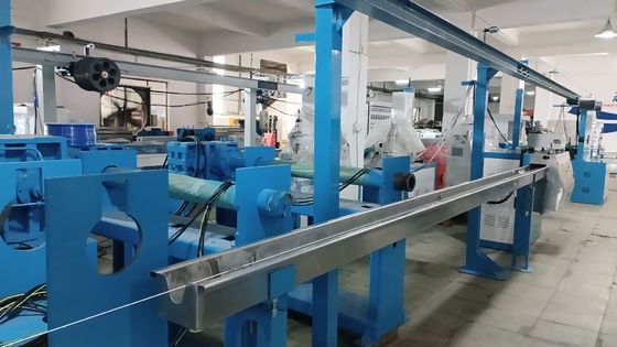 Ağ Kablo Yapma Makinesi 50+35 PLC Kontrol Tel Ekstrüzyon hattı