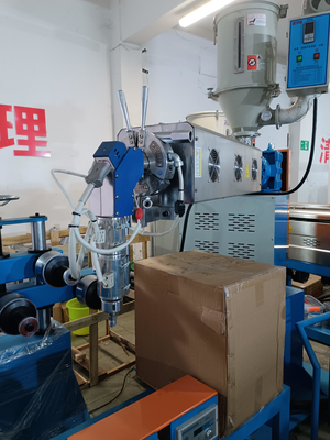 Ağ Kablo Yapma Makinesi 50+35 PLC Kontrol Tel Ekstrüzyon hattı