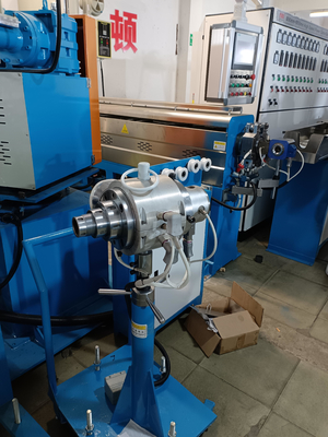 φ90mm+φ50mm Tel ve Kablo Yüksek Hızlı Güç Ceket Kılıfı PVC PE Ekstrüzyon Makinesi