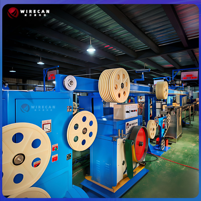 WRK-50 Kapalı optik kablo üretim hattı. Yüksek Hızlı Fiber Optik Kablo Üretimi
