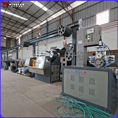 3 katmanlı eş çıkartma hattı kullanan PVC Bina Tel Üretim Süreci