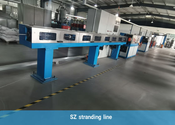 SZ Büküm için 1200/12 1800rpm Fiber Optik Kablo Üretim Hattı