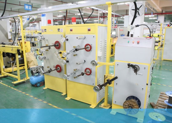 SGS 4 Bobin Başlı Tel Ödeme Makinesi Fiber Optik Kablo Makinesi