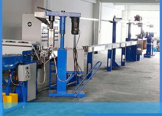 Halojen Olmayan 12mm Plastik Tel Yapma Makinesi PVC Kablo Ekstrüzyon Hattı