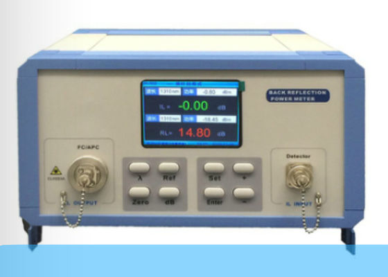 Renkli Ekran 1550nm Dönüş Kaybı Test Cihazı, IL&RL Ekleme Kaybı Test Cihazı