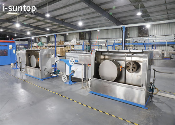 12-24 Çekirdek Tek Modlu ve Çok Modlu Fiber Optik Kablo İkincil Kaplama Üretim Hattı