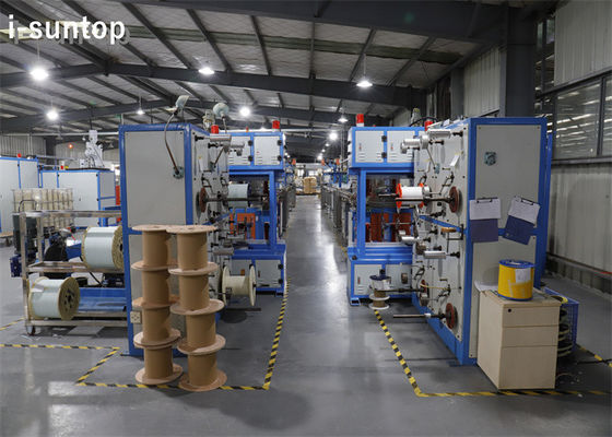 İç ve Dış Mekan 50KW FTTH Düz Fiber Optik Kablo Makinesi