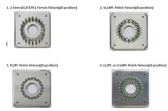Fiber Optik Patch Cord Parlatma Makinesi Dört Köşe Basınç Sabit Hız