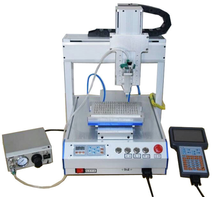 SC / LC / FC Fiber Yama Kablosu Yapma Makinesi Otomatik Tutkal Dağıtıcı Fiber Optik Ekipman