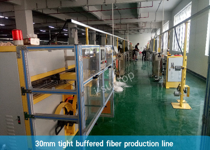 Yarı Otomatik Alma ile 30mm Gevşek Tamponlu Fiber Optik Kablo Üretim Hattı