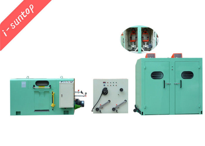 Cat5 / 6 Ağ Çekirdekli Tel Çifti Büküm Makinesi, 50Hz Çift Bobin Geri Büküm Makinesi